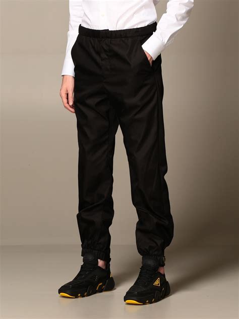 prada trousers price|Prada black trousers.